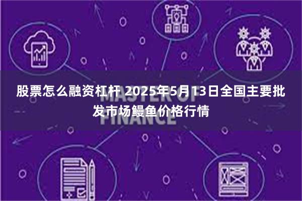 股票怎么融资杠杆 2025年5月13日全国主要批发市场鳗鱼价格行情
